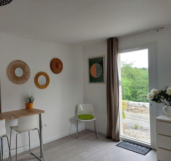 Appartamento Les Coteaux De La Grange Mercuer Esterno foto